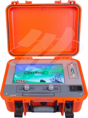 Localizador de falhas de cabo de nível básico com tela sensível ao toque de 10 polegadas TDR (16km Range, classificação IP54) XHGG501D