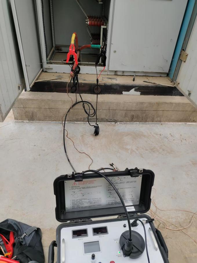 Combustão digital através da ponte para localização de falhas de cabo em cabos de grande seção de alta tensão 6