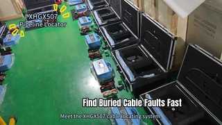 Guia do localizador de falhas de cabos subterrâneos XHGX507