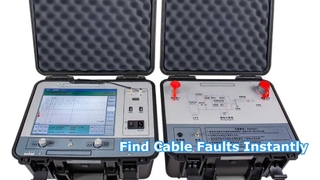 Teste profissional do localizador de falhas de cabo subterrâneo XHGG502