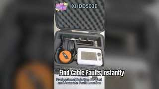 Teste subterrâneo preciso do localizador de falhas de cabo XHDD503E