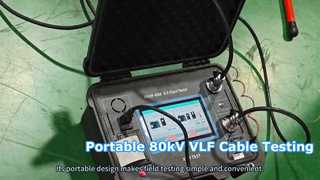 Solução de teste de cabo compacto do testador VLF Hipot de 80kV