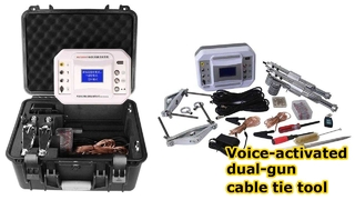 Ferramenta de braçadeira de cabo de pistola dupla ativada por voz XHZS506YS